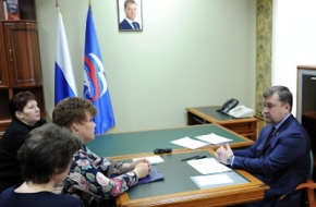 Губернатор Тверской области Андрей Шевелев встретился с Главой Торжокского района Натальей Лашиной
