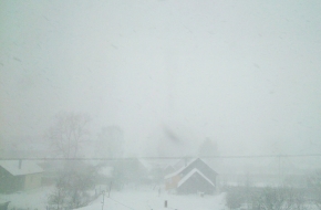 На Тверскую область обрушилась сильнейшая снежная буря