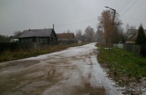 В Тверской области выпал первый снег (фото)