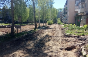 В Лихославле отремонтируют дворы многоквартирных домов на улице Школьной