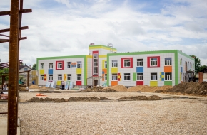 Строительство нового детского сада в Лихославле выходит на завершающий этап (фото)