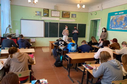 Калашниковским школьникам рассказали о правилах безопасности